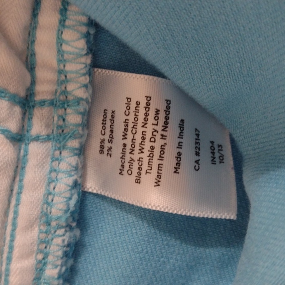Talbots Sky Blue Curvy High Rise Stretch Ankle Jeans Size 8 - Picture 5 of 12